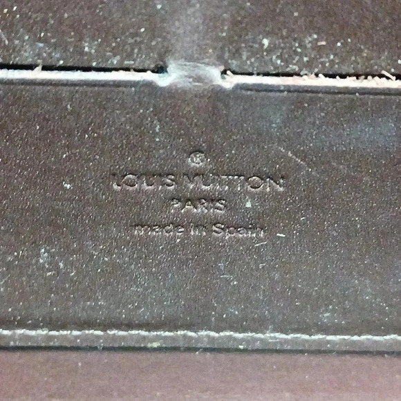 AUTHENTIC LOUIS VUITTON RED WINE COLORED WALLET lllq - Picture 10 of 16